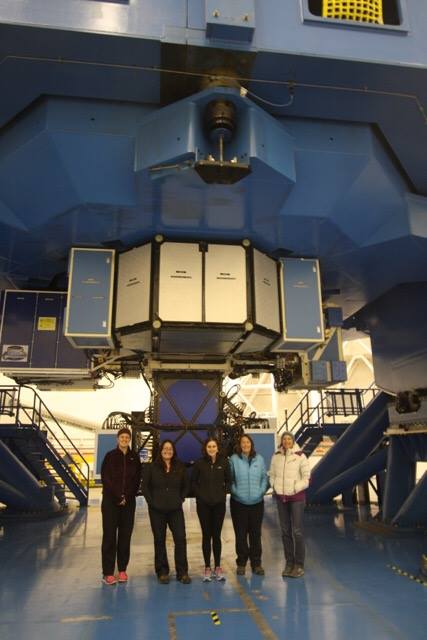 Sarah Blunt at Gemini South Telescope in Chile where she participated to a GPI observing run.