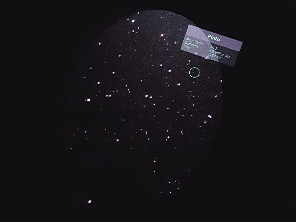 pluto through telescope