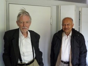 Halton Arp (left) and Jayant Narlikar (right) at the Max Planck Institute for Astrophysics (photo by the author).