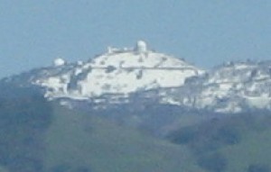 Lick Observatory from San Jose