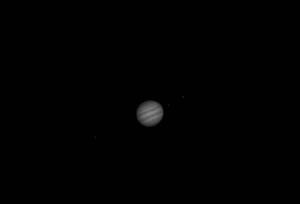 First image of Jupiter with Europa